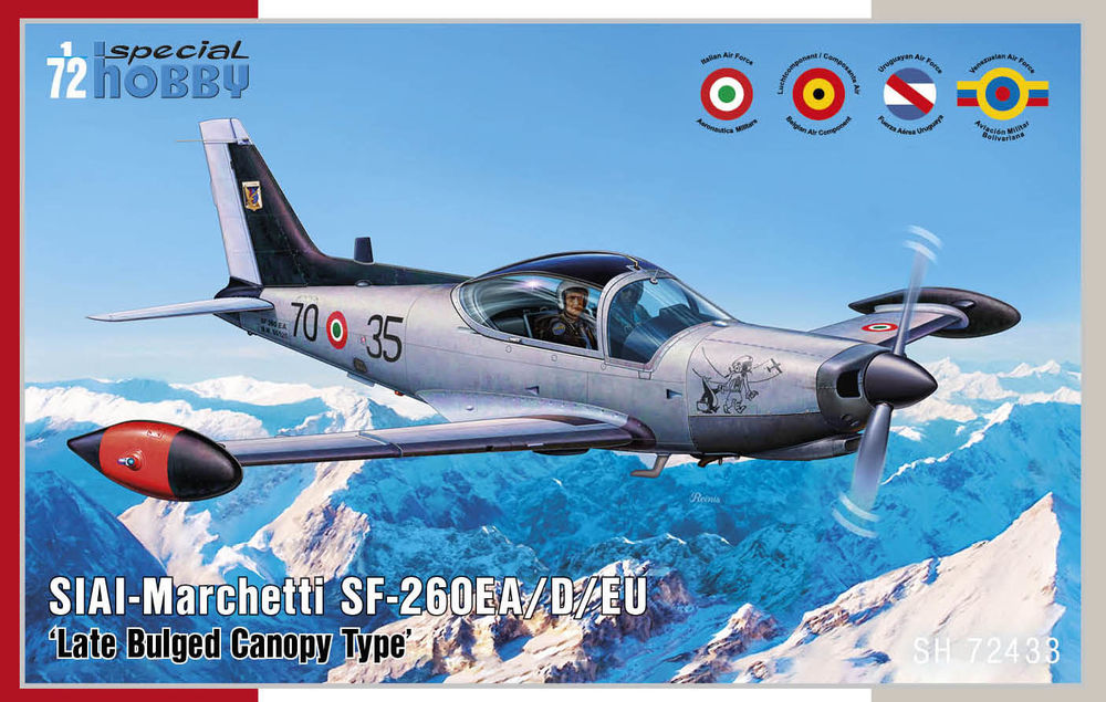 SIAI-Marchetti SF-260EA/D/EU  Late Bulged Canopy Type