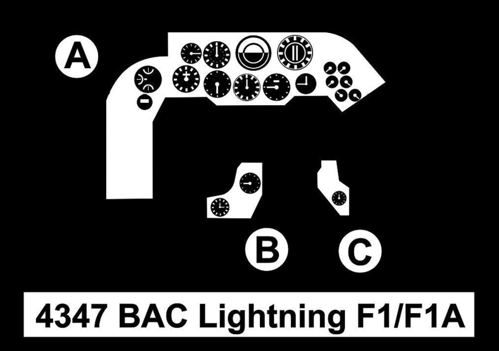 BAC Lightning F1/F1A -Cockpit Set