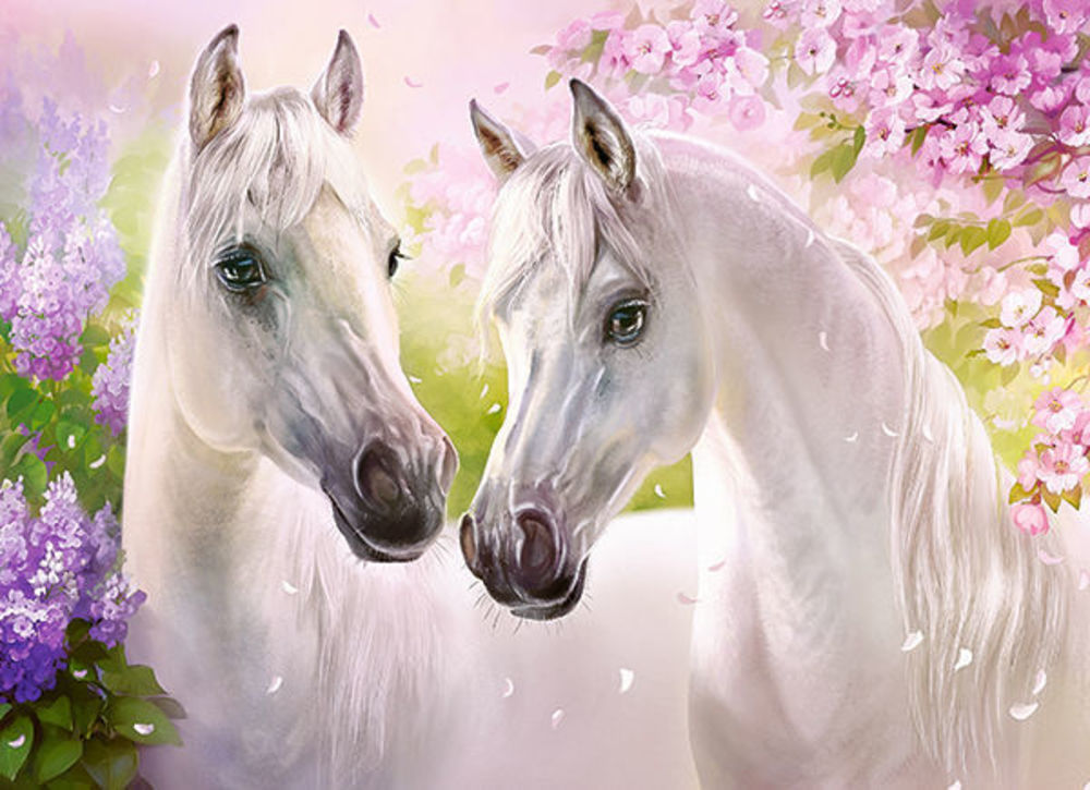 Romantic Horses, Puzzle 300 Teile