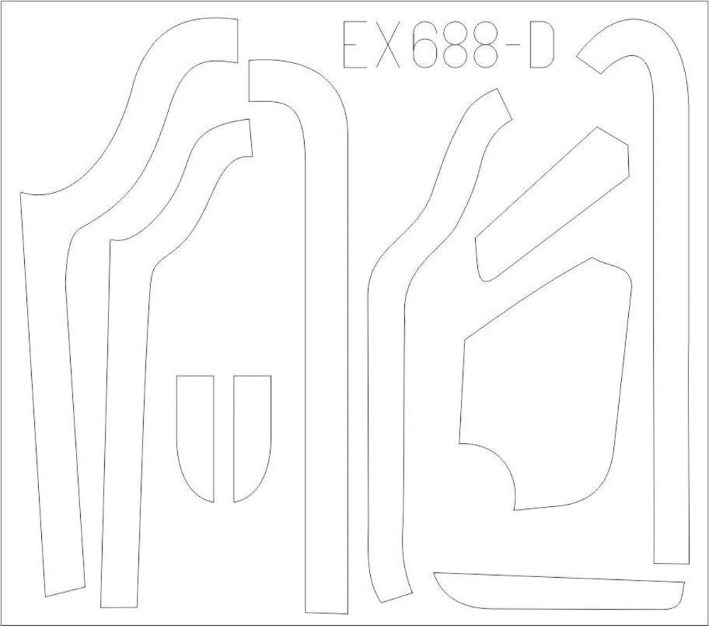 B-17G antiglare panels (VE production) for HKM