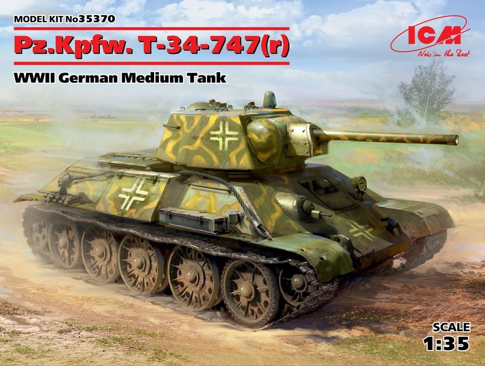 Pz.Kpfw.T-34-747(r)WWII German MediumTan