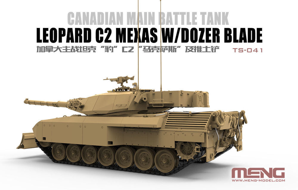 Canadian Main Battle Tank Leopard C2 MEXAS w/Dozer Blade