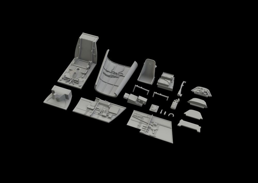 Bf 109E cockpit & radio compartment f.Ed