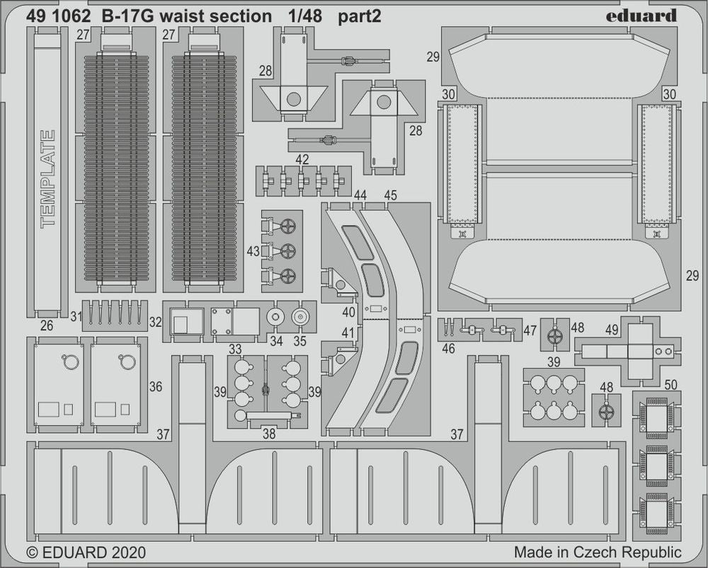 B-17G waist section for HKM