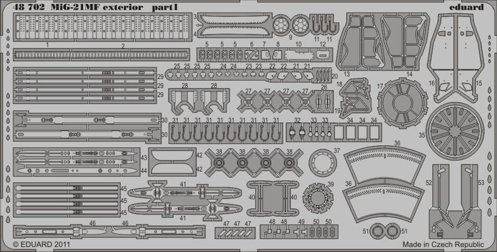 MiG-21 MF exterior for Eduard