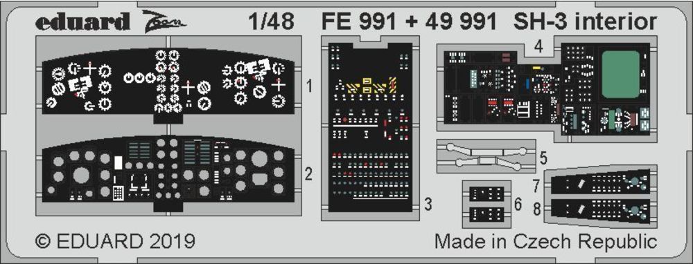 SH-3 interior for Hasegawa