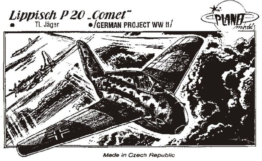 Lippisch P.20 Comet WW II Projekt