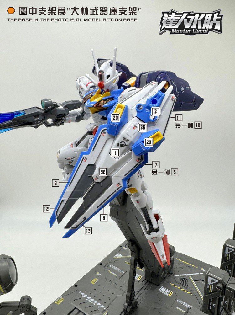 D.L Model Decal - H004 - HG GUNDAM AERIAL 1/144