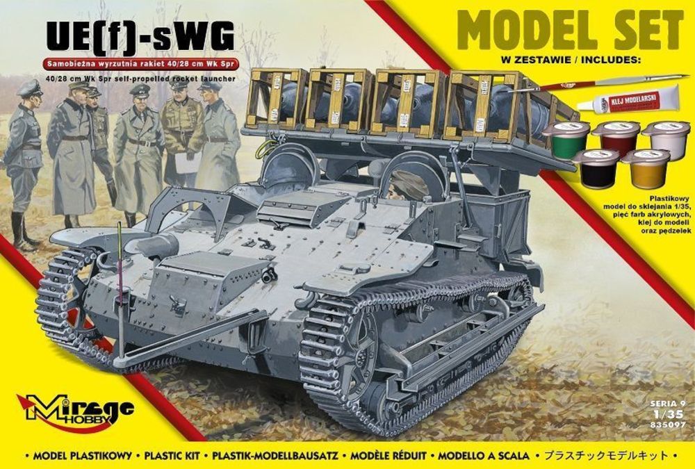 UE(f)-sWG,40/28cm WK Spr(German self-pro propelled rocket launcher)(ModelSet