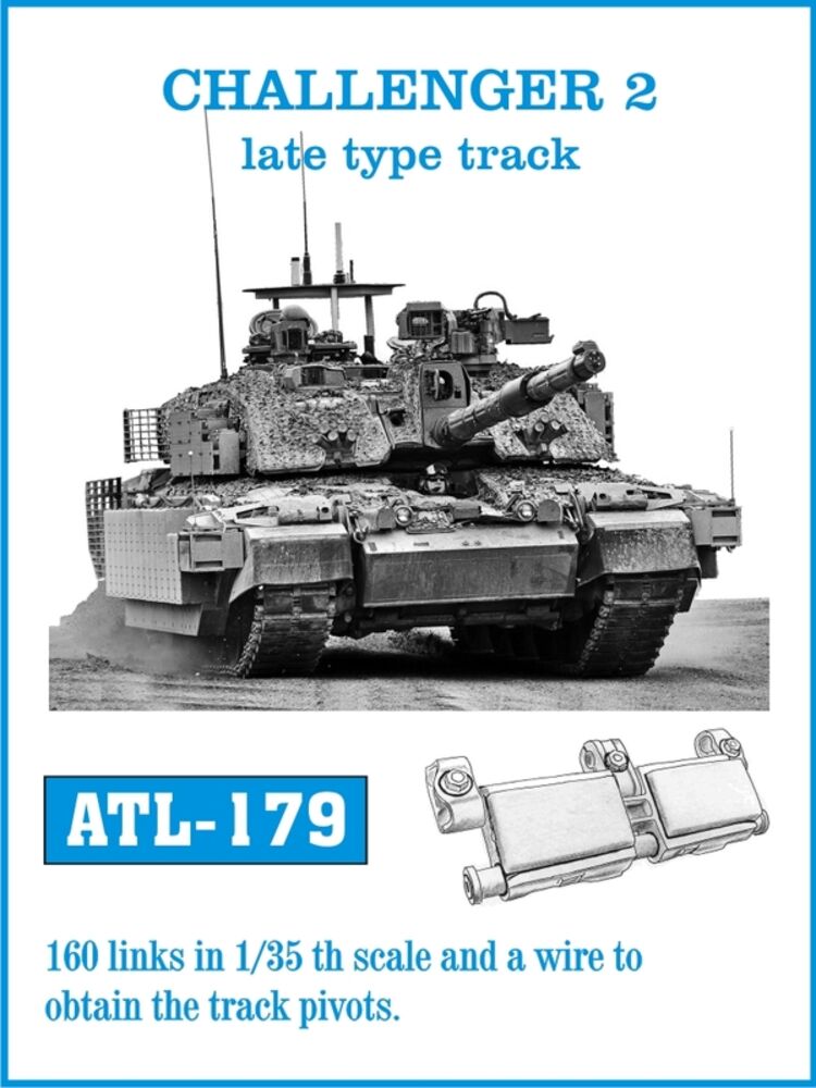 Tracks for CHALLENGER 2 late type track