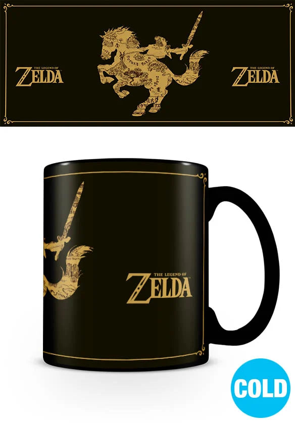 THE LEGEND OF ZELDA - Map Silhouette - Mug Heat Change