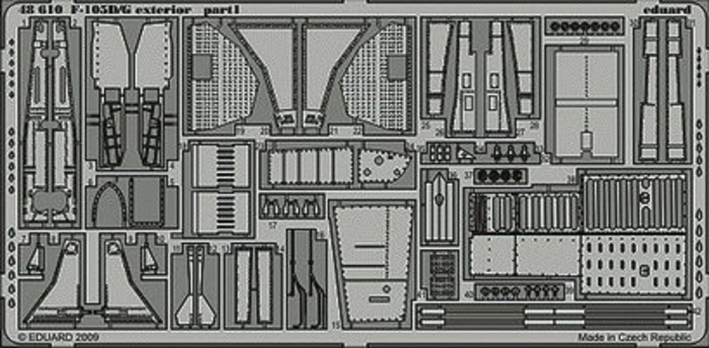 F-105D/G exterior F��r Hobby Boss Bausatz