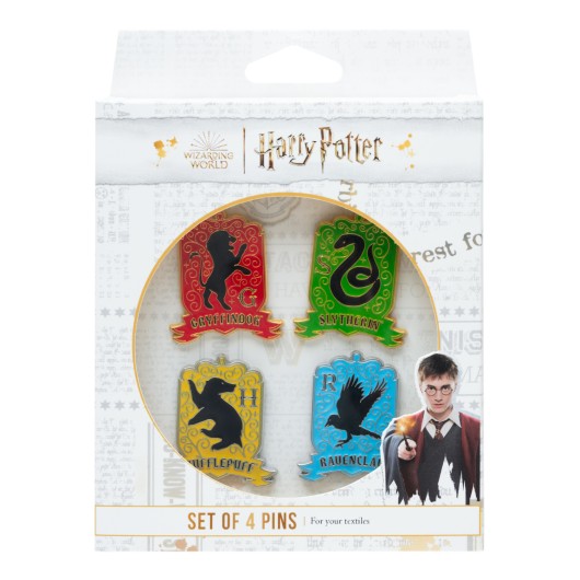 HARRY POTTER - Les 4 Maisons - Set de 4 Pin's