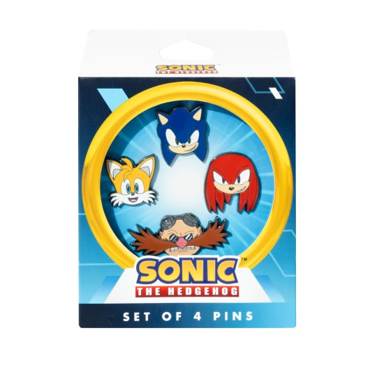 SONIC - Characters - Set of 4 Pin's