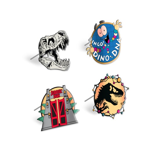 JURASSIC PARK - Set de 4 Pin's