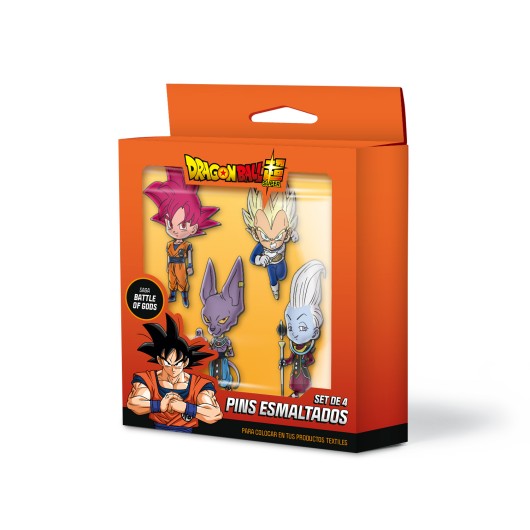 DRAGON BALL SUPER - Set of 4 Pin's