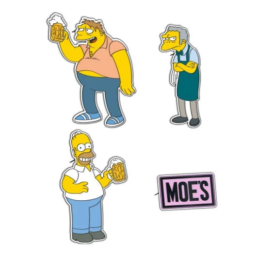 LES SIMPSONS - Moe's Tavern - Set of 4 Pin's