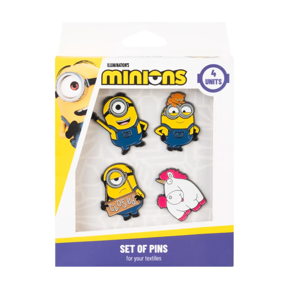 MINIONS - Set of 4 Pin's