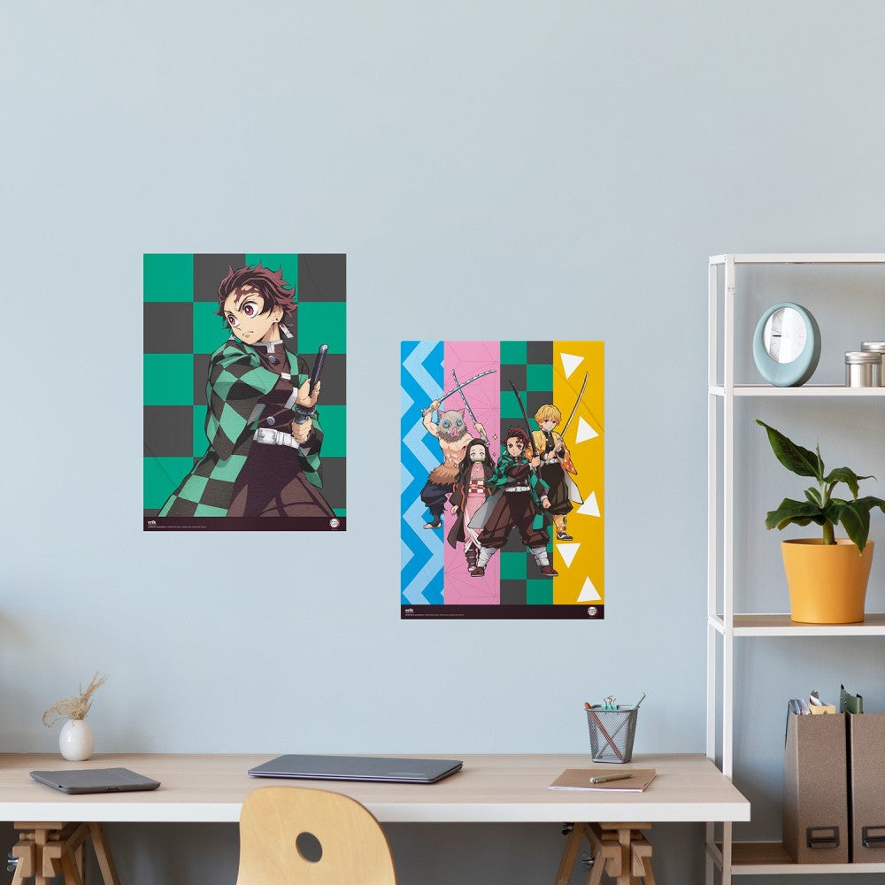 DEMON SLAYER - Set of 2 Mini Posters 38x52cm