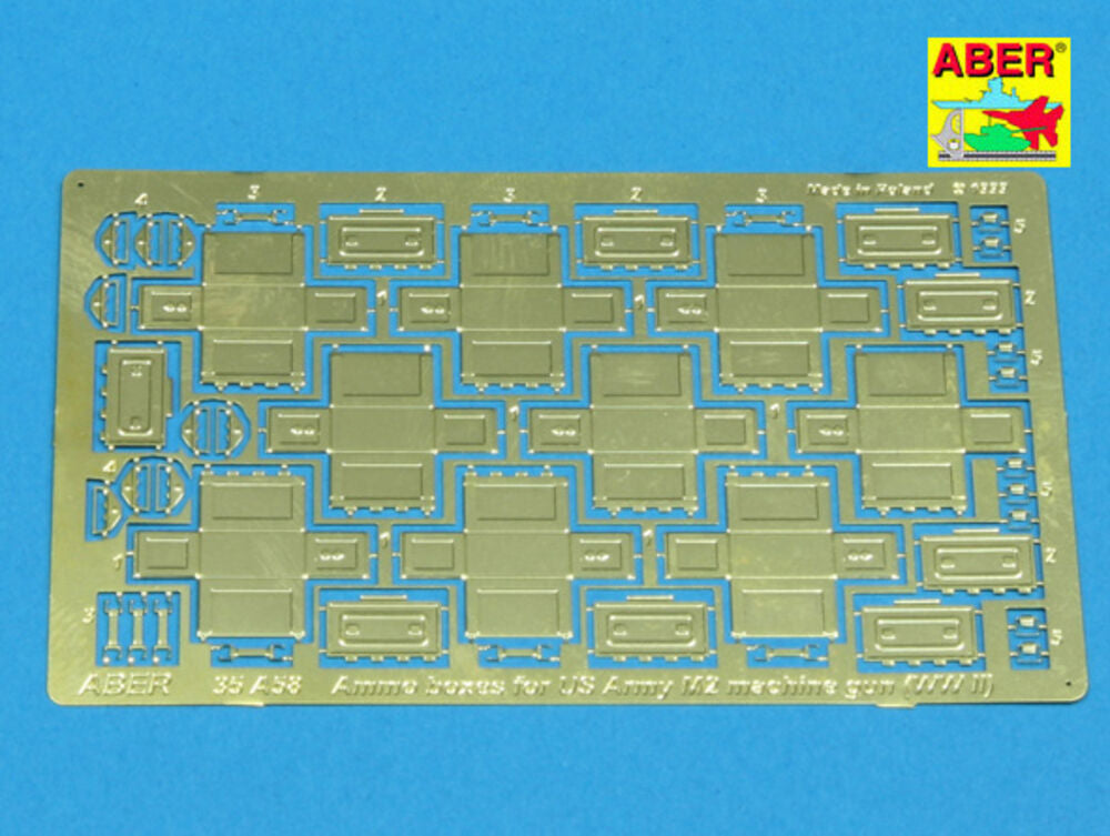 Ammo boxes for Browning M2 (WW II)