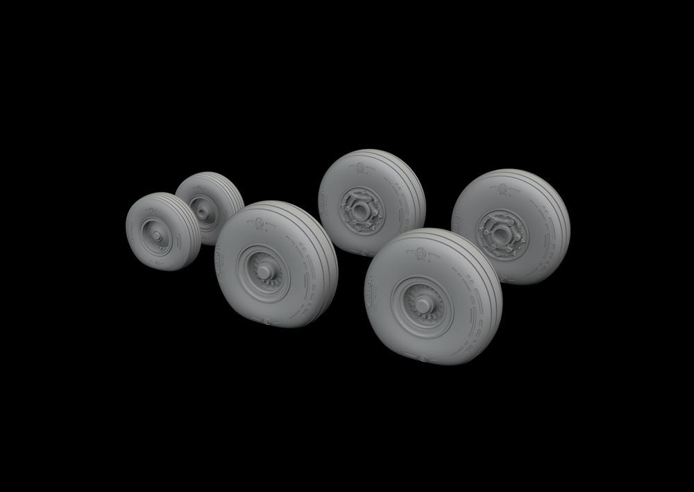 C-130 wheels 1/72 for ZVEZDA