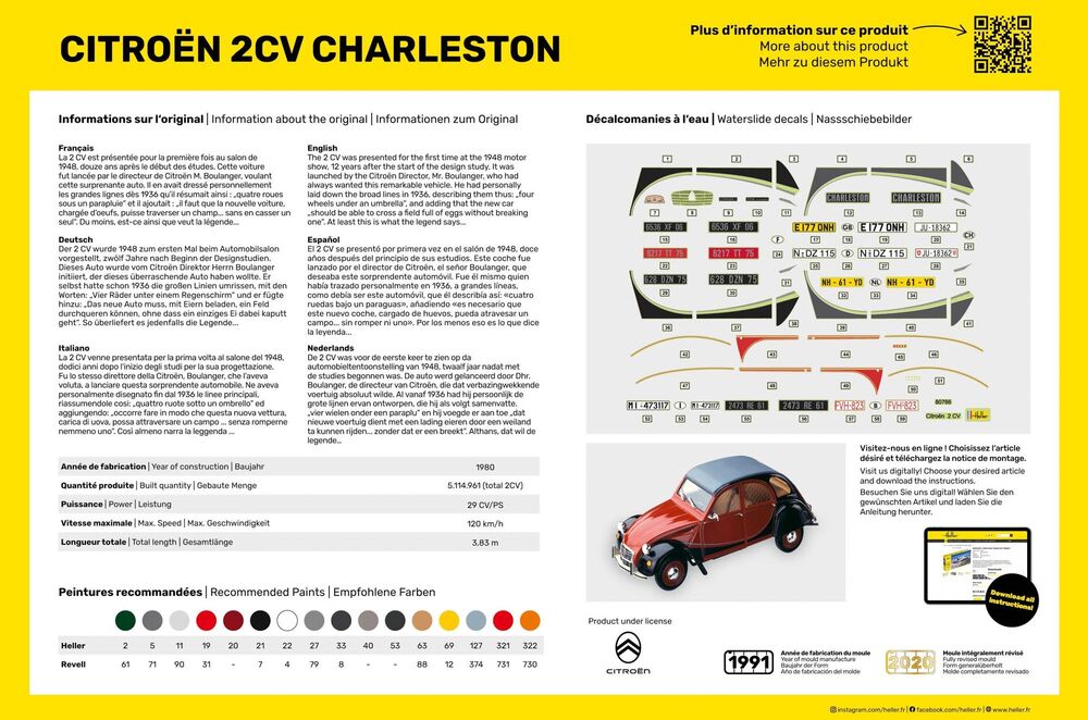 STARTER KIT Citroen 2CV Charleston