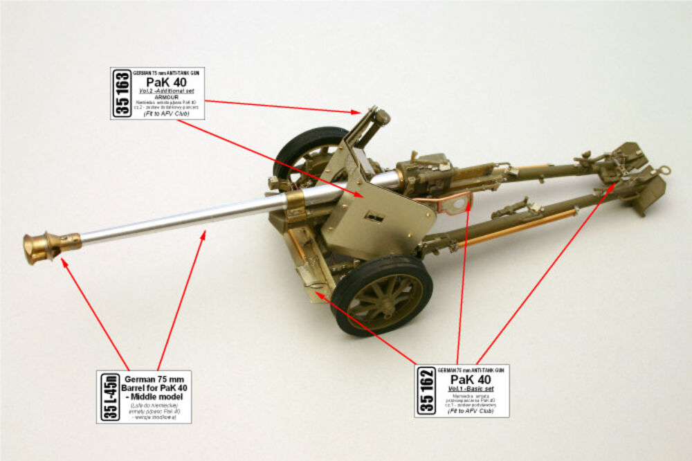 German A/T Gun PaK 40 - Vol.1- basic set