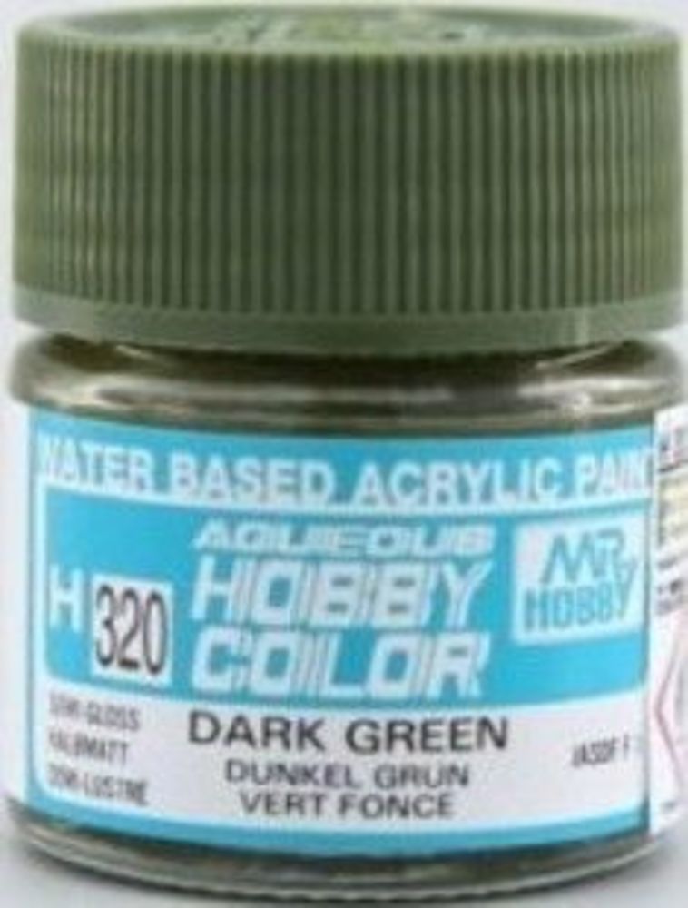 Mr Hobby -Gunze Aqueous Hobby Colors (10 ml) Dark Green