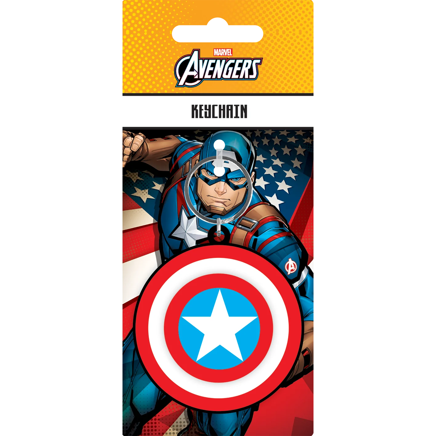 CAPTAIN AMERCA - Shield - 'Spinner' 3D Keychain