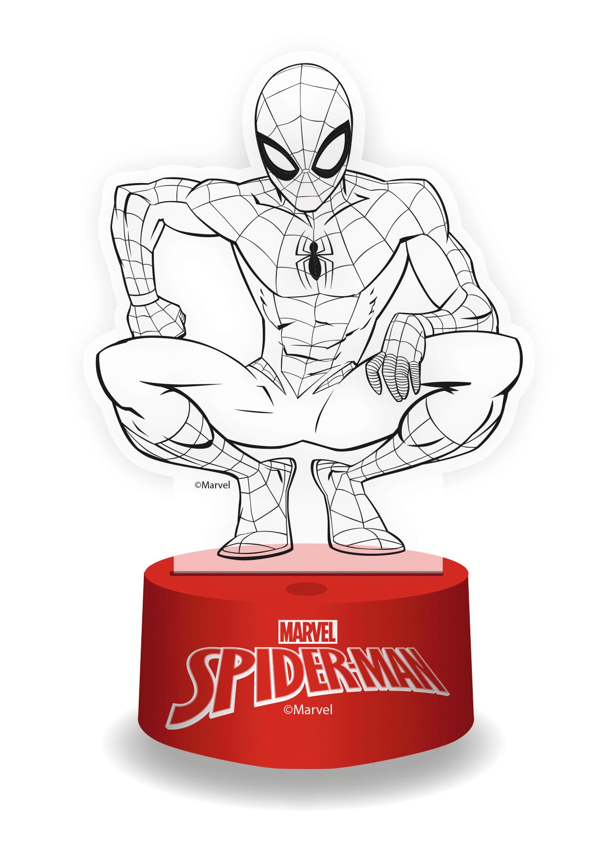 SPIDER-MAN - Lampe 3D RGB avec Télécommande