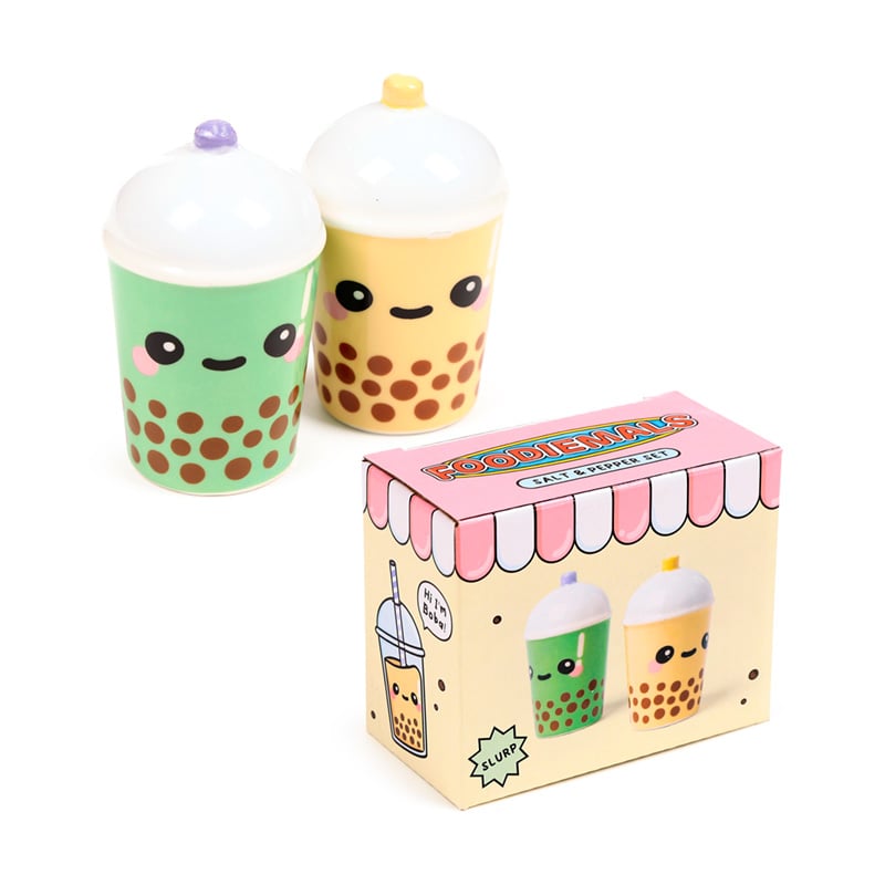 KAWAII - Boba the Bubble Tea - Salt and Pepper Shakers Set