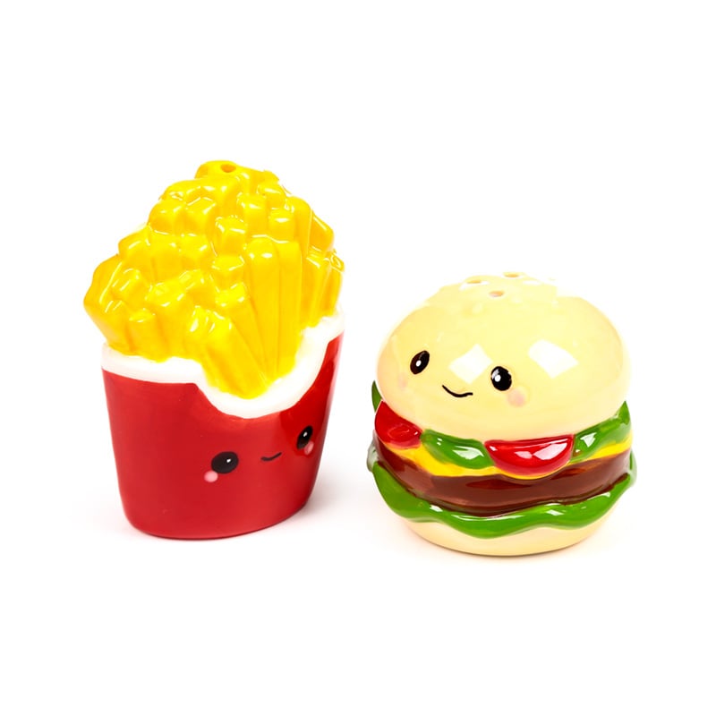 KAWAII - Burger & Fries - Salt and Pepper Shakers Set
