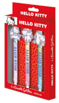 HELLO KITTY - 3 Head Topper Erasable Gel Pens