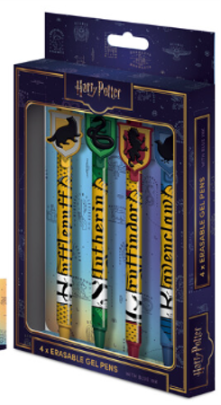 HARRY POTTER - 4 Head Topper Erasable Gel Pens