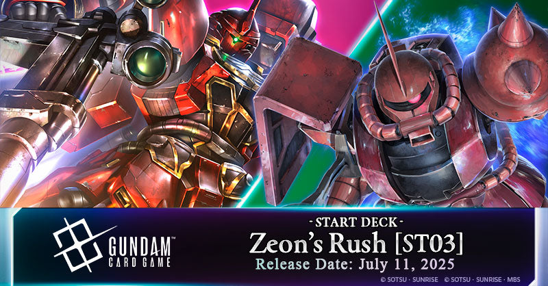 *PREORDER* Gundam Card Game Starter Deck - Zeon's Rush [ST03]