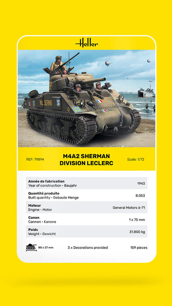 M4A2 Sherman Division Leclerc (deco.FR