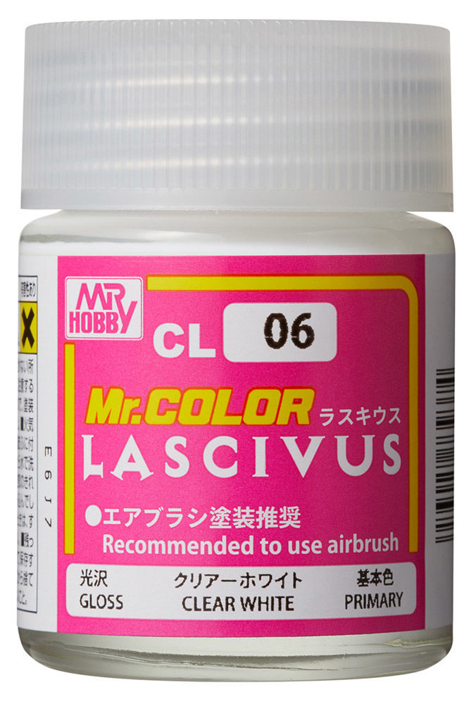 Mr Hobby -Gunze Mr. Color Lascivus (18 ml) Clear White