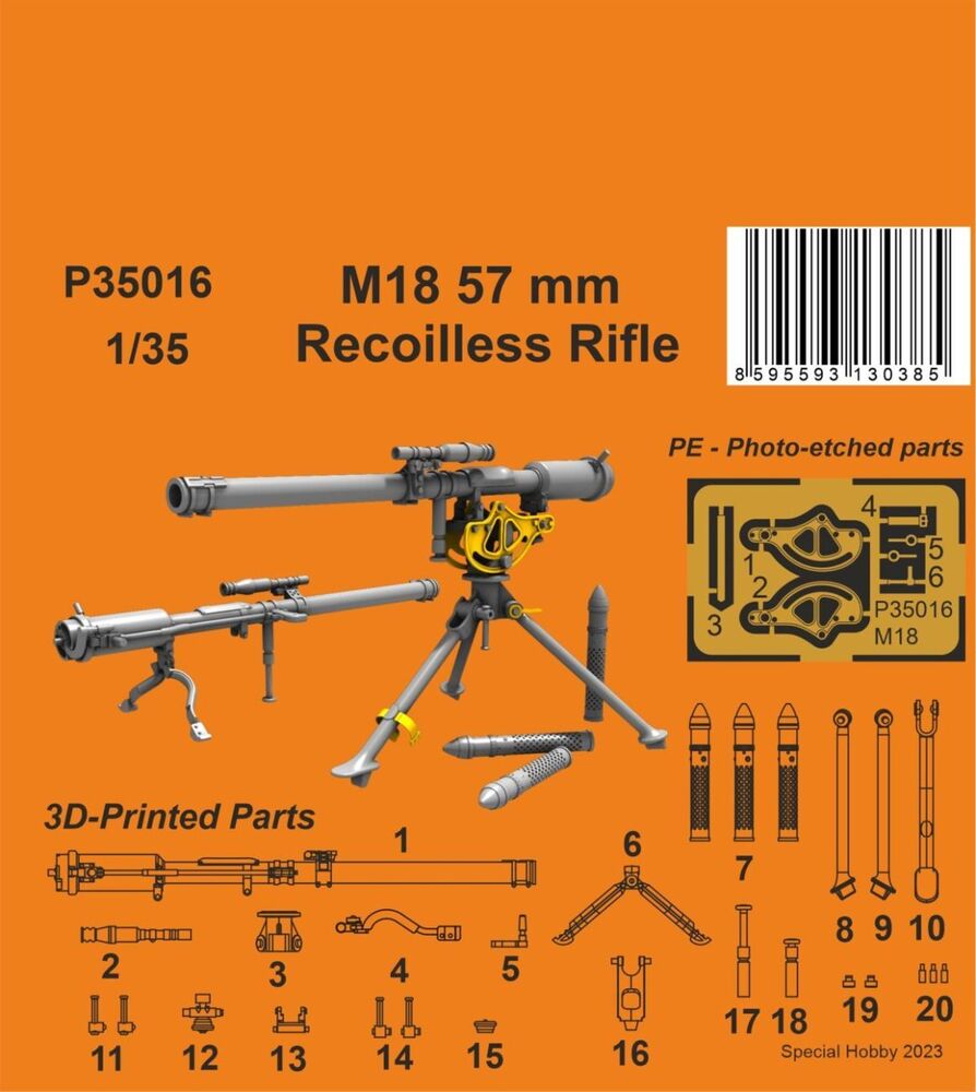 M18 57 mm Recoilless Rifle 1/35