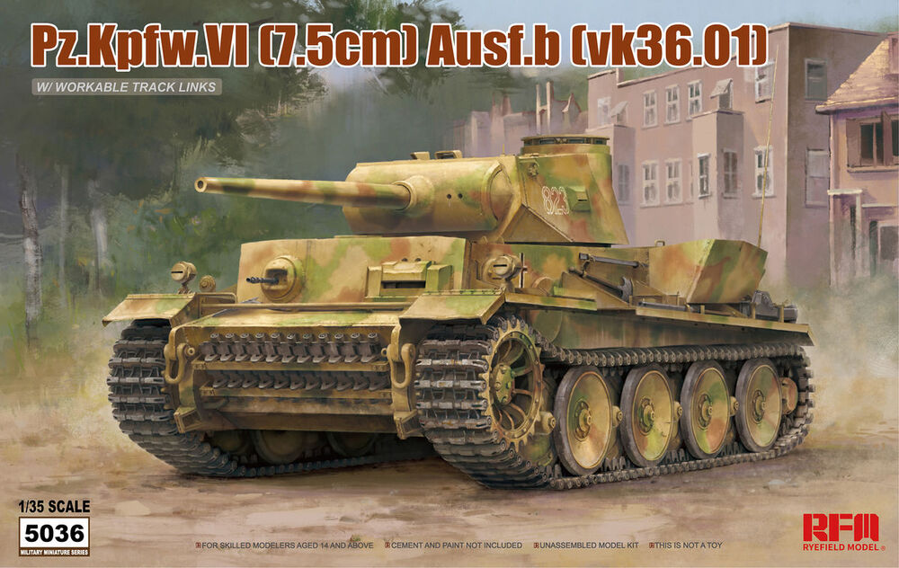 Pz.kpfw.VI Ausf.b (vk36.01) w/workable track links