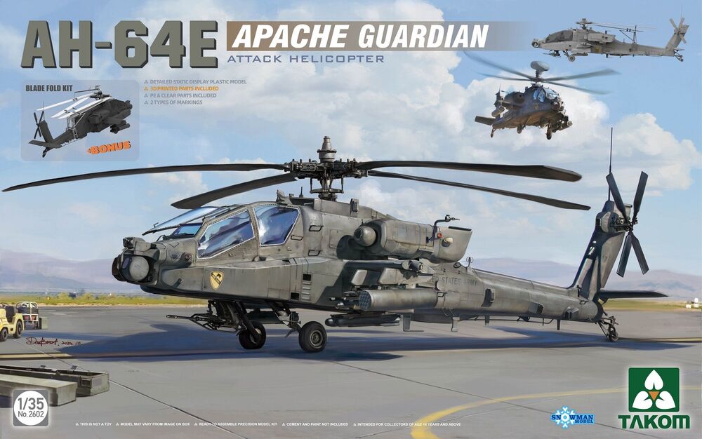 AH-64E APACHE GUARDIAN ATTACK HELICOPTER