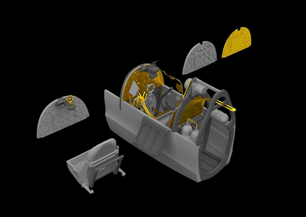 Spitfire Mk.I cockpit for Eduard