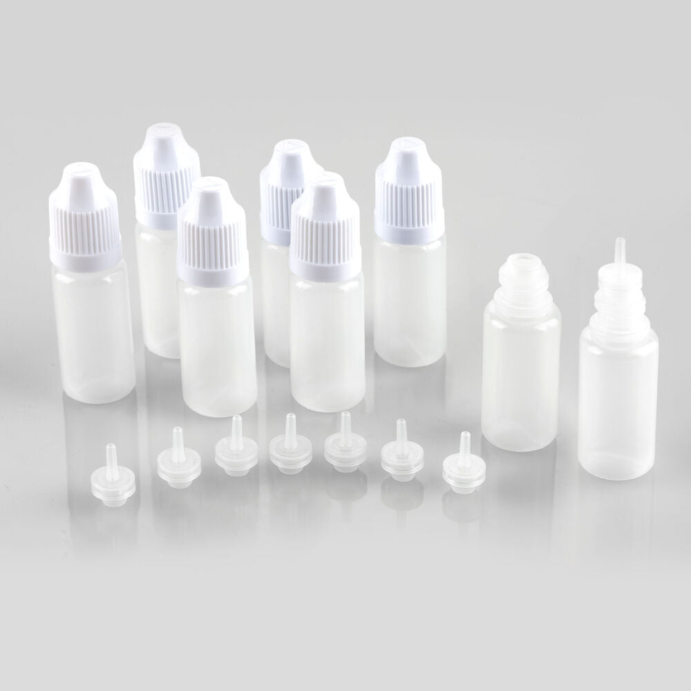 Dropper bottles 10 ml (8 pieces)