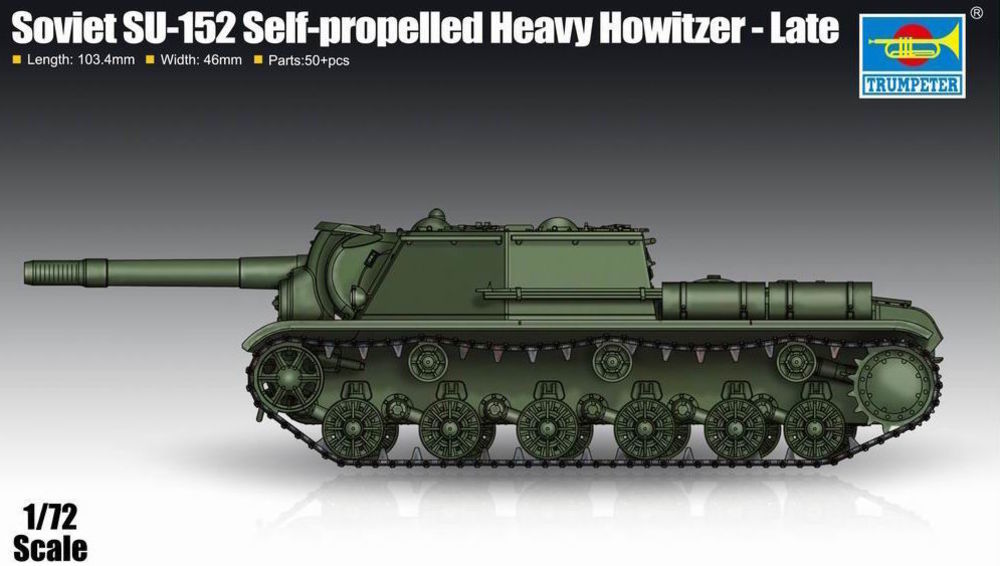 Soviet SU-152 Self-propelled Heavy Howitzer - Late