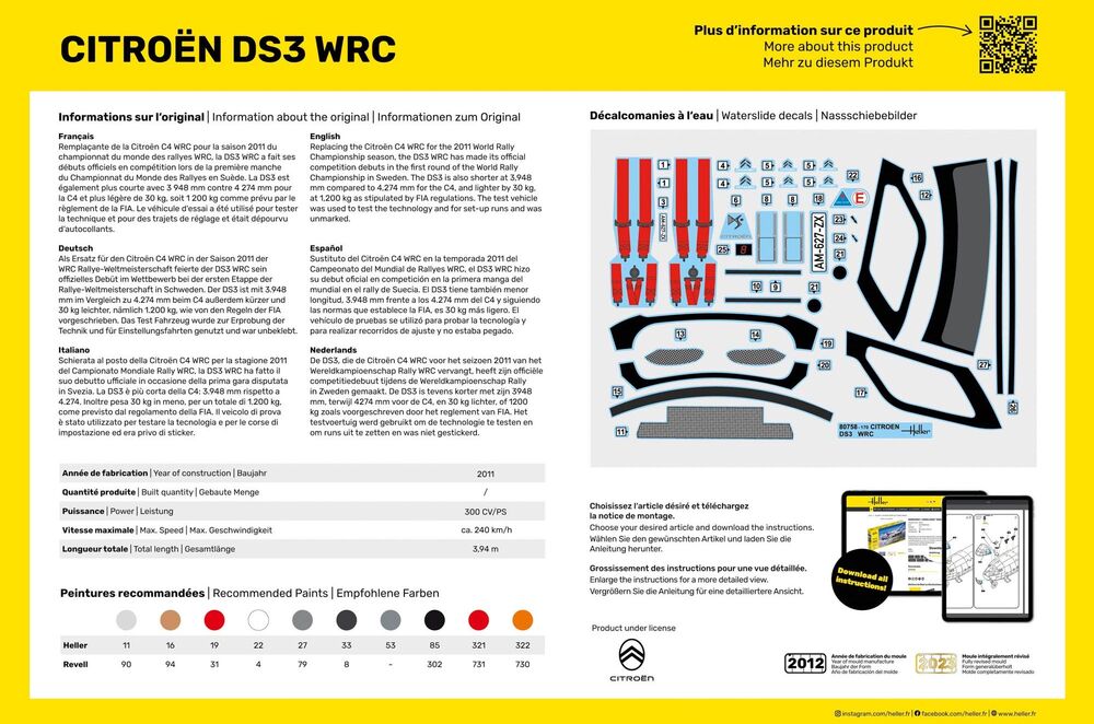 STARTER KIT Citroen DS3 WRC