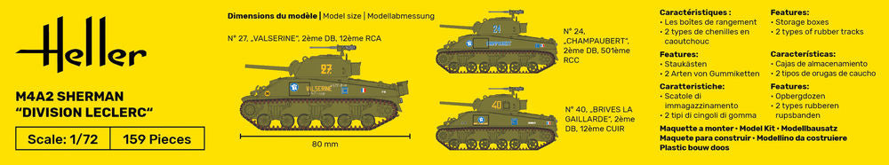 M4A2 Sherman Division Leclerc (deco.FR