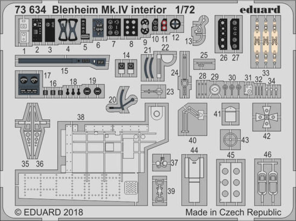 Blenheim Mk.IV interior for Airfix