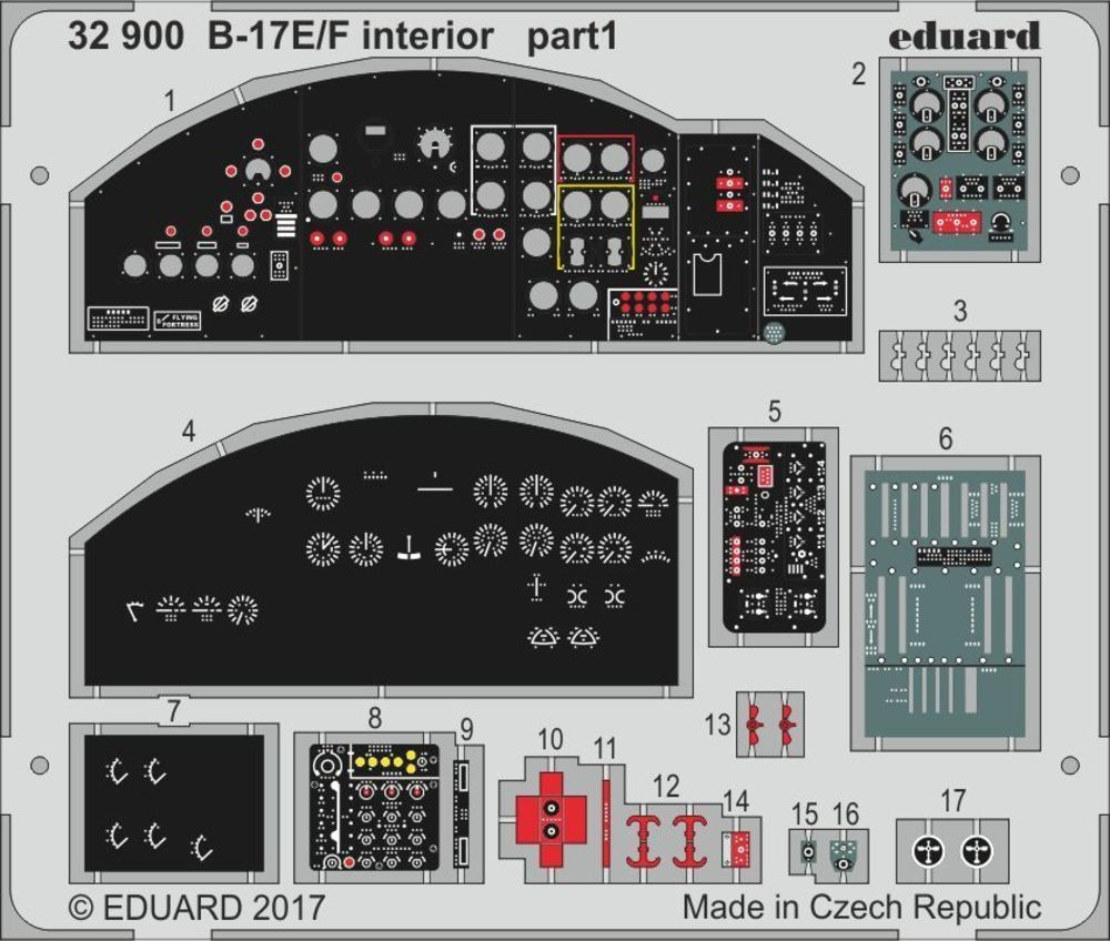 B-17E/F interior for HKM