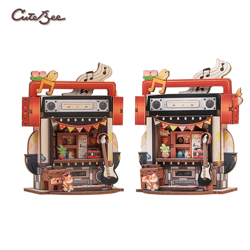 TALEBOX CORNER - Mini House Kit - Record Store - 52pc