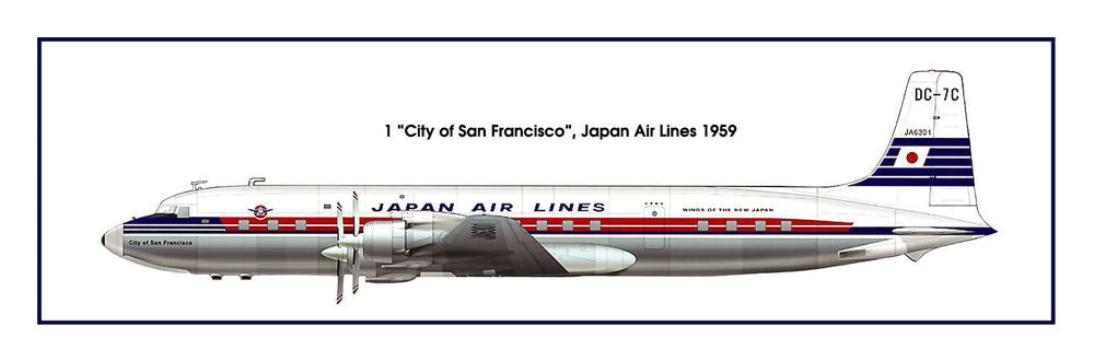 DC-7C Japan Air Lines