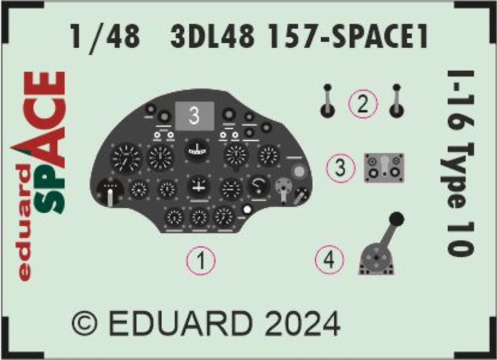 I-16 Type 10 SPACE 1/48 EDUARD